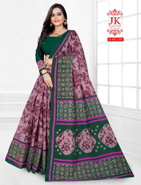 Jk Karishma 1 Casual Daily Wear Cotton Printed Latest Saree Collection